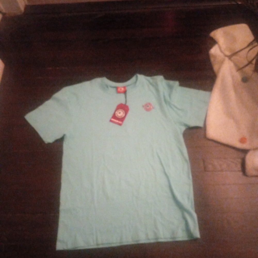 Mishka MNWKA Keep Watch Eye Art T-Shirt Adult Mens Size XL Color Blue Engineered